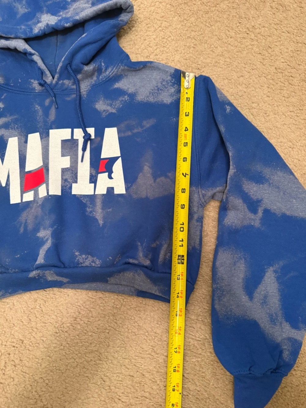 Bills MAFIA Cropped Hoodie - Picture 7 of 11
